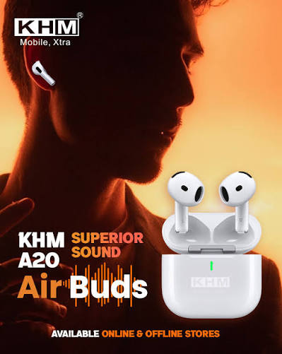 KHM TWS Wireless Stereo Airbuds A20 White