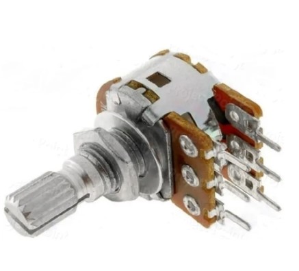 Stereo Volume 6 Pin B500K ON/OFF Switch