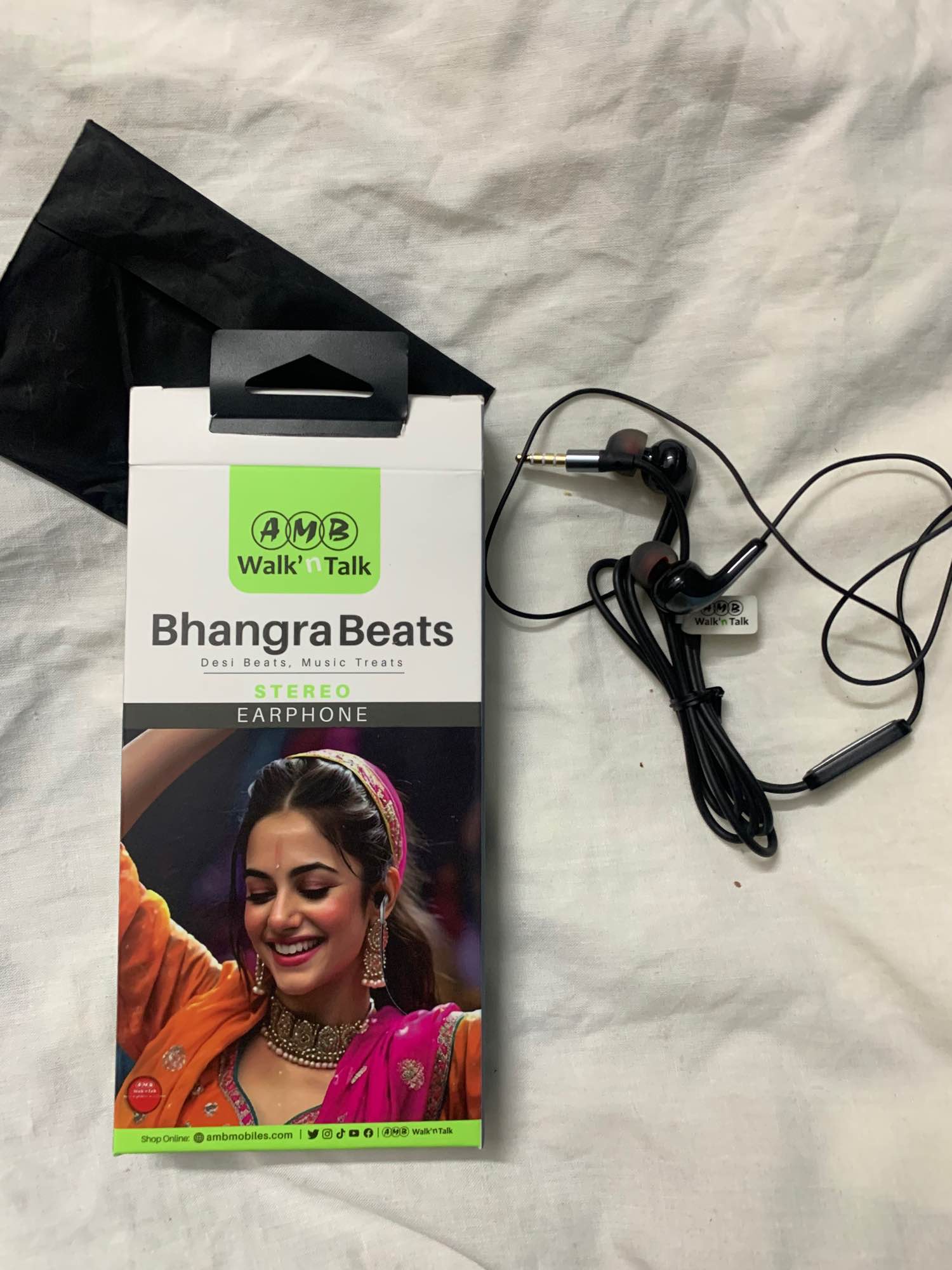 AMB Walk'n Talk Earphone Bhangra Beats (3.5mm)