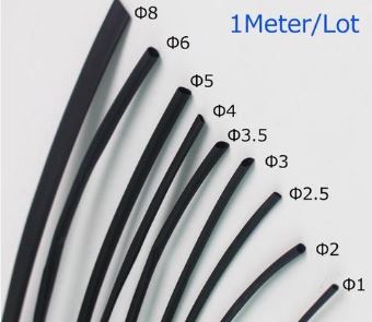 Heat Shrink Sleeve 8mm Black