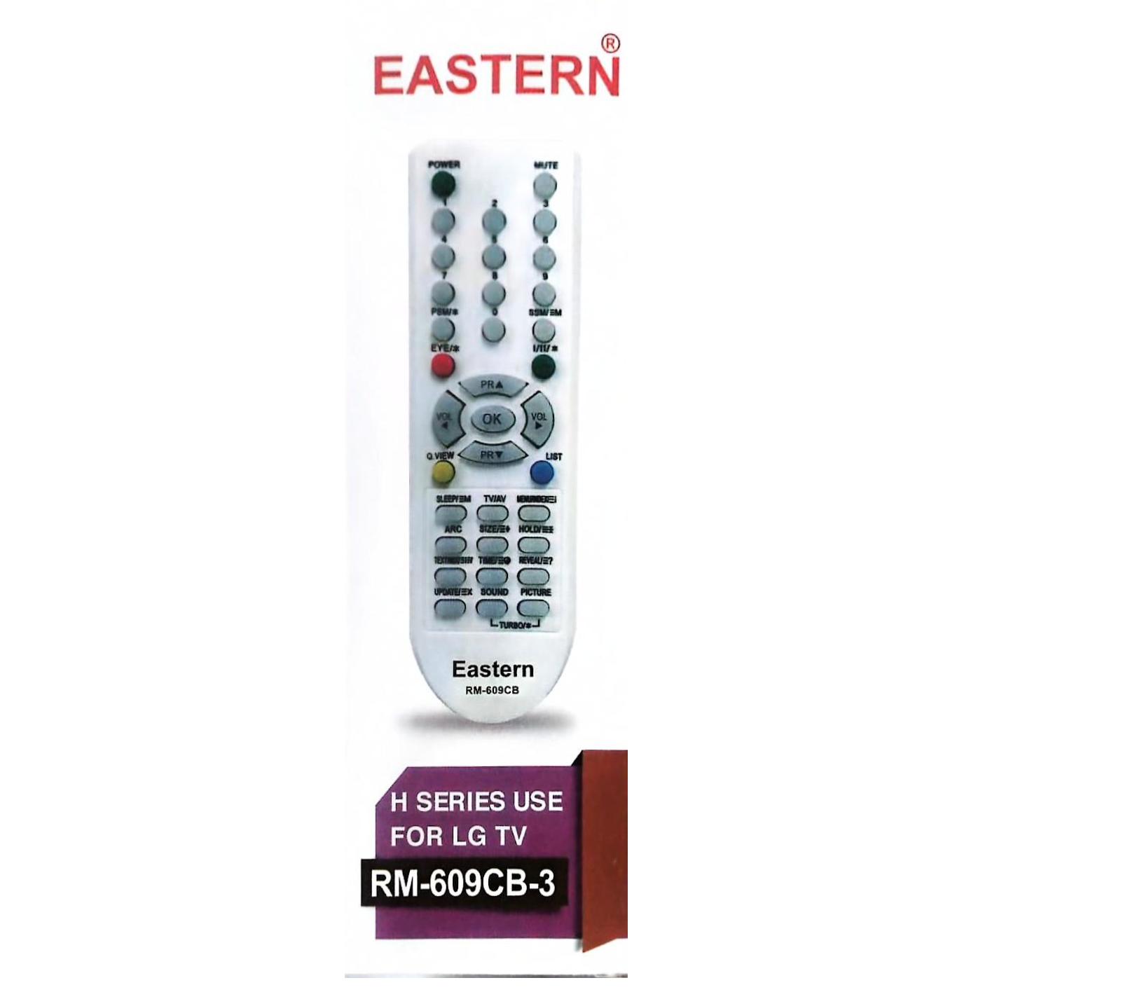 Eastern Star RM609 LG TV Remote