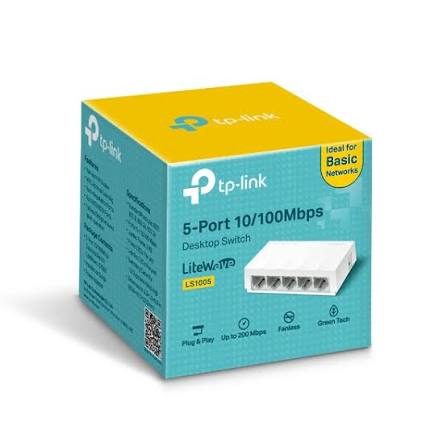 TP-Link Desktop Switch LS1005 (5-Port 10/100Mbps)